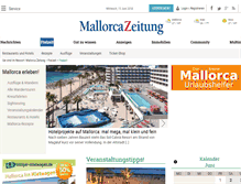 Tablet Screenshot of freizeit.mallorcazeitung.es